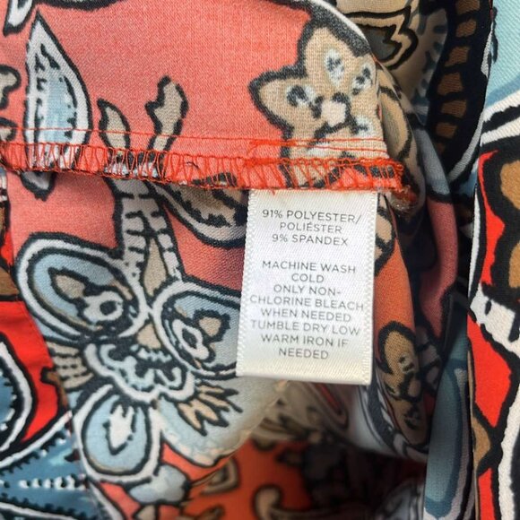 Ann Taylor LOFT Retro Floral Sheath Dress LP Boho Office Madmen Dinner Party Wed - Picture 10 of 10